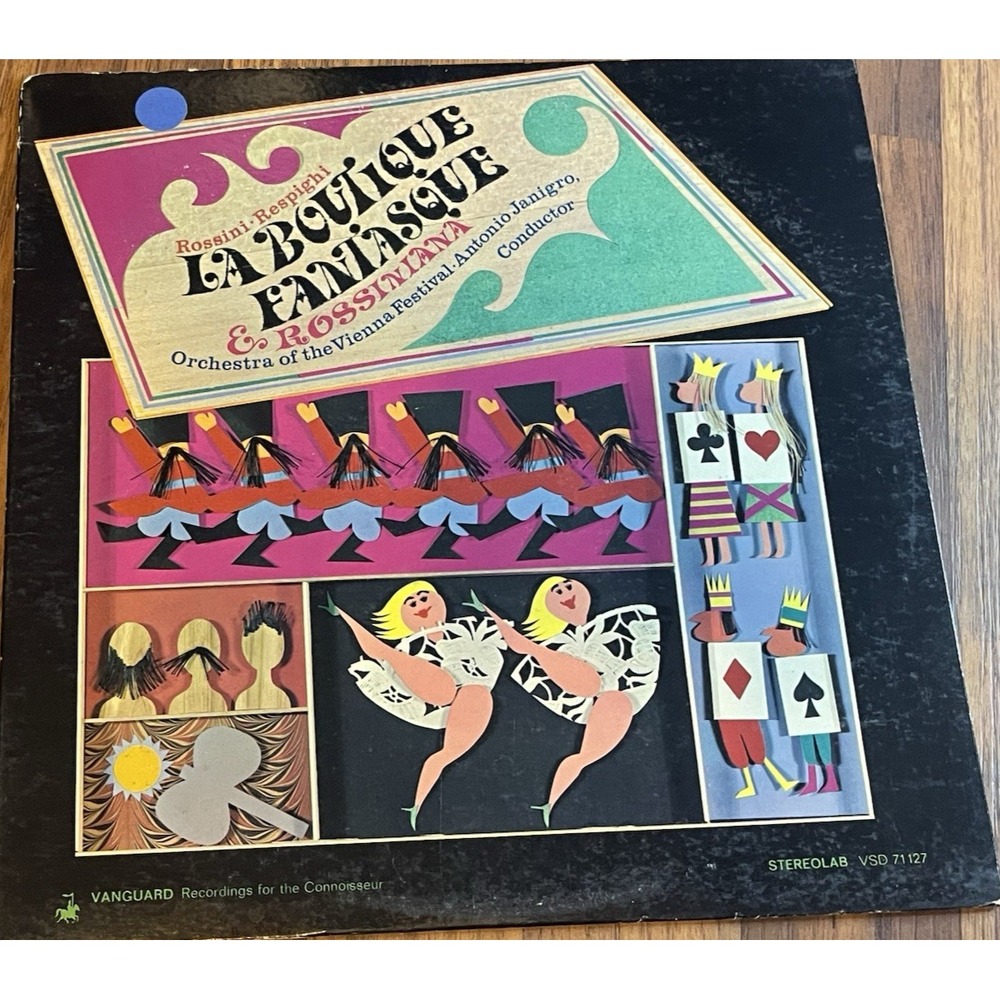 Rossini Respighi La Boutique Fantasque Vinyl LP 1965 Vanguard VSD 71127 Stereo